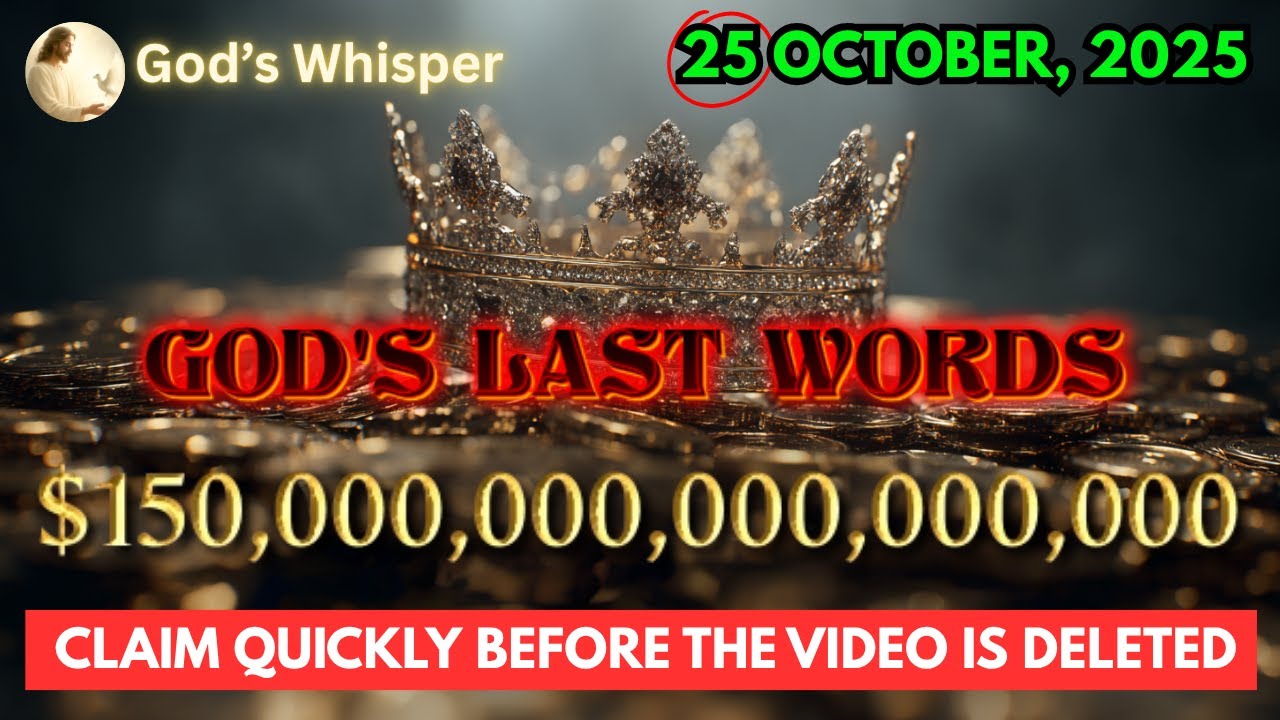 🔴 GOD LAST WORDS: 0,000,000,000,000 IS YOURS. ONLY SECONDS LEFT — DON’T SCROLL!