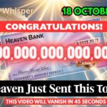 🔴 GOD SAYS: $92 TRILLION RELEASED TO YOU THIS HOUR — DON’T SCROLL, IT’S FOR YOU! #godmessage