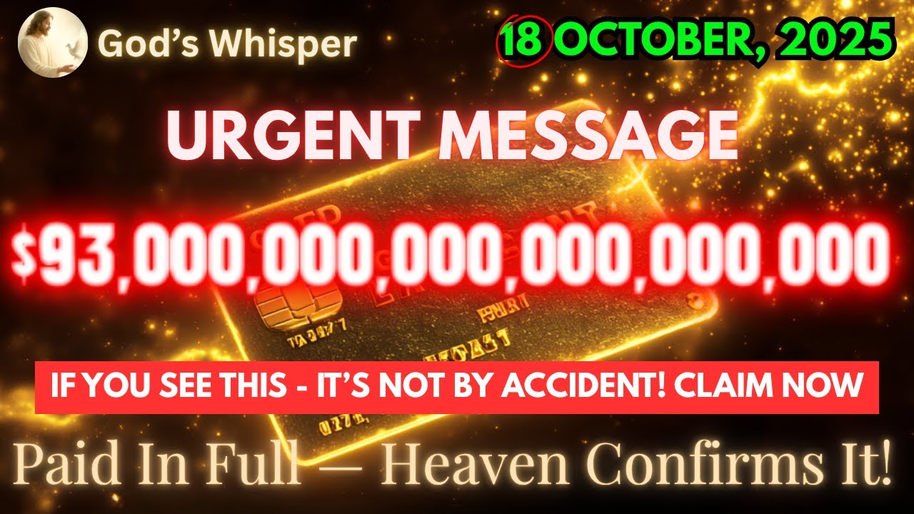 🔴 GOD SAYS:  TRILLION BLESSING SEALED — YOUR TURN HAS COME! #godmessage #godswhisper