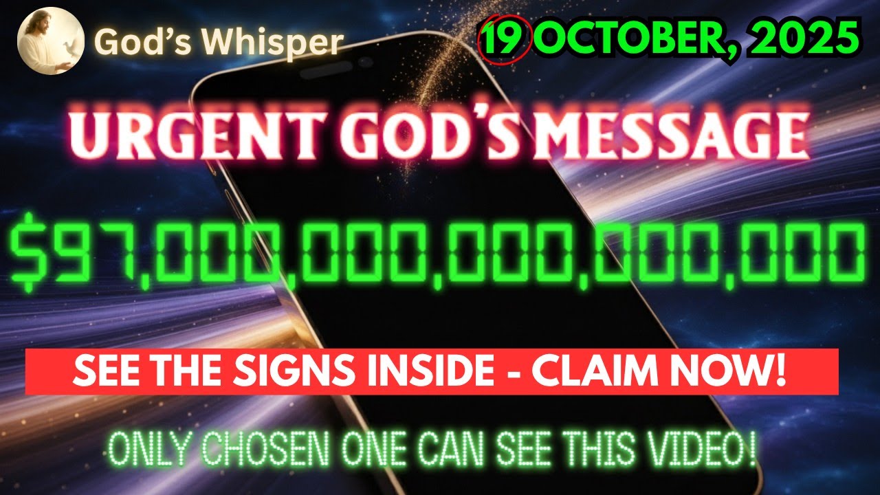 🔴 GOD SAYS:  TRILLION BLESSING SEALED — YOUR TURN HAS COME! #godmessage #godswhisper