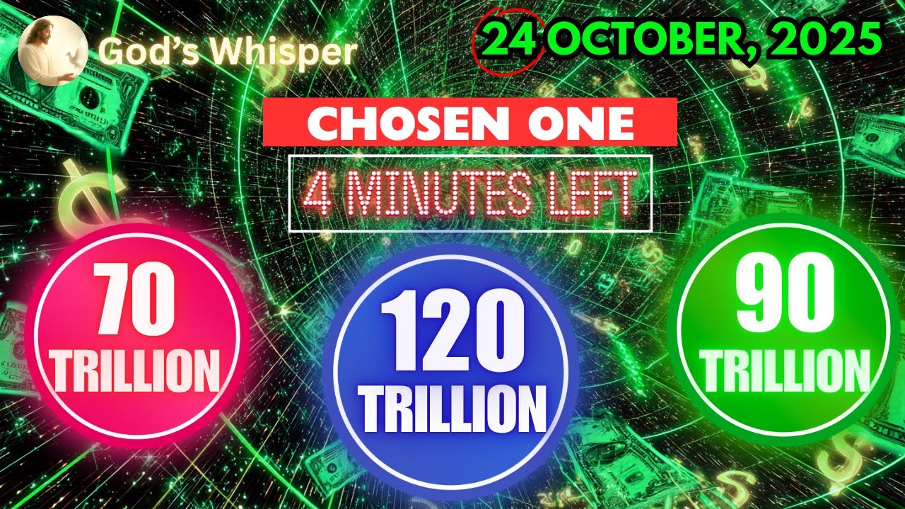 🔴 GOD SAYS: Choose NOW — T, 90T or 120T TRILLION Before 8PM — CLAIM YOUR PORTION NOW! #godsays
