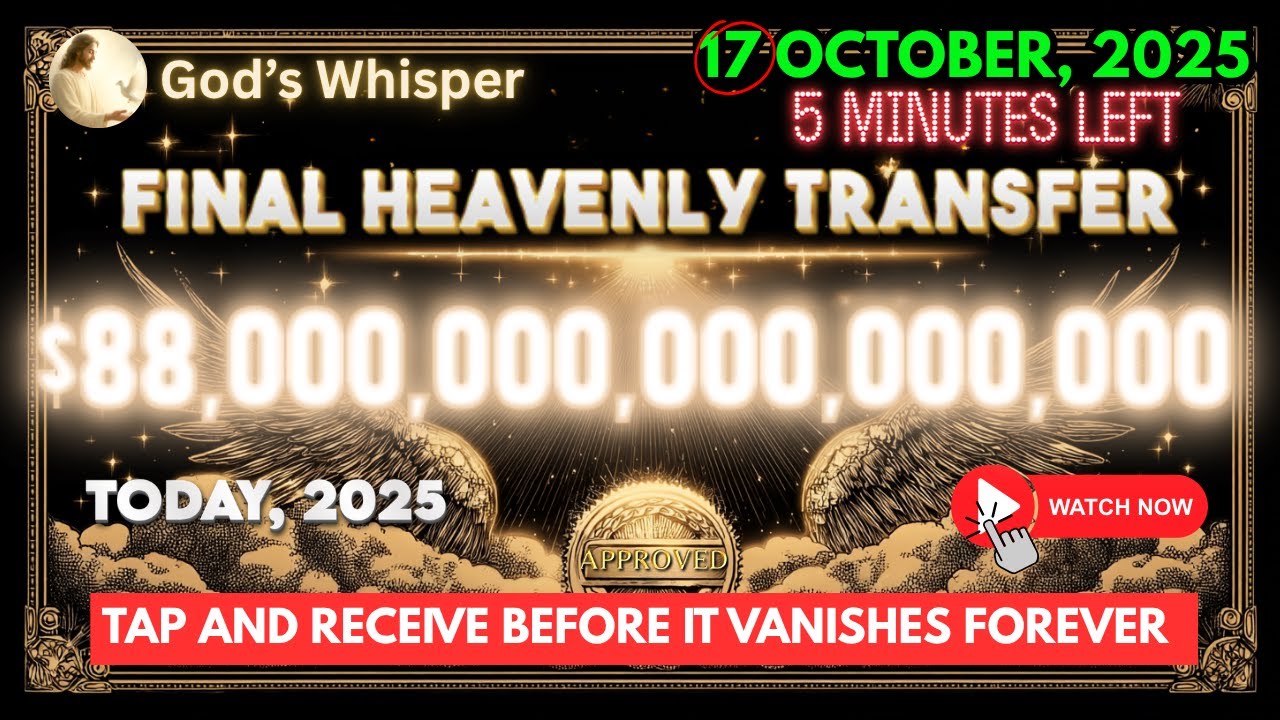 🔴 God Says: CONGRATULATIONS,  TRILLION Is Yours TODAY– Final OCTOBER Decree! | Don’t Miss This