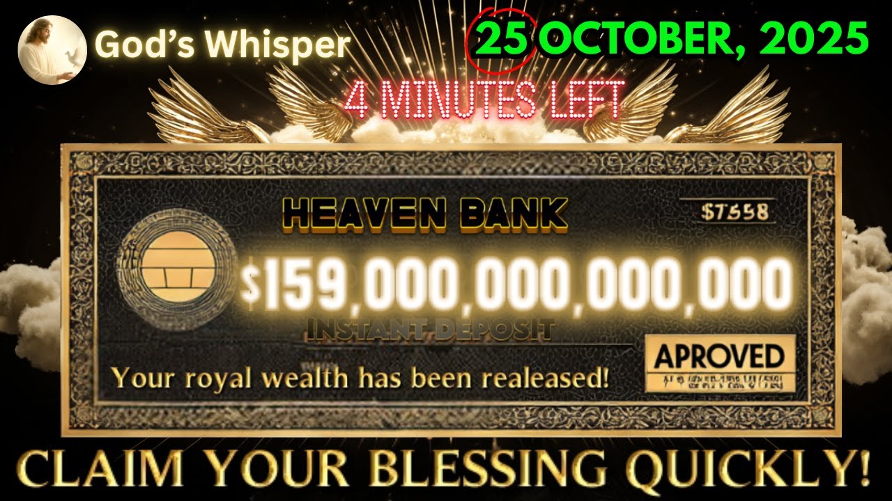 🔴 GOD SAYS, TODAY 25 OCTOBER: ONLY SECONDS LEFT — DON’T SCROLL! GOD SAYS 9,000,000,000,000,000…