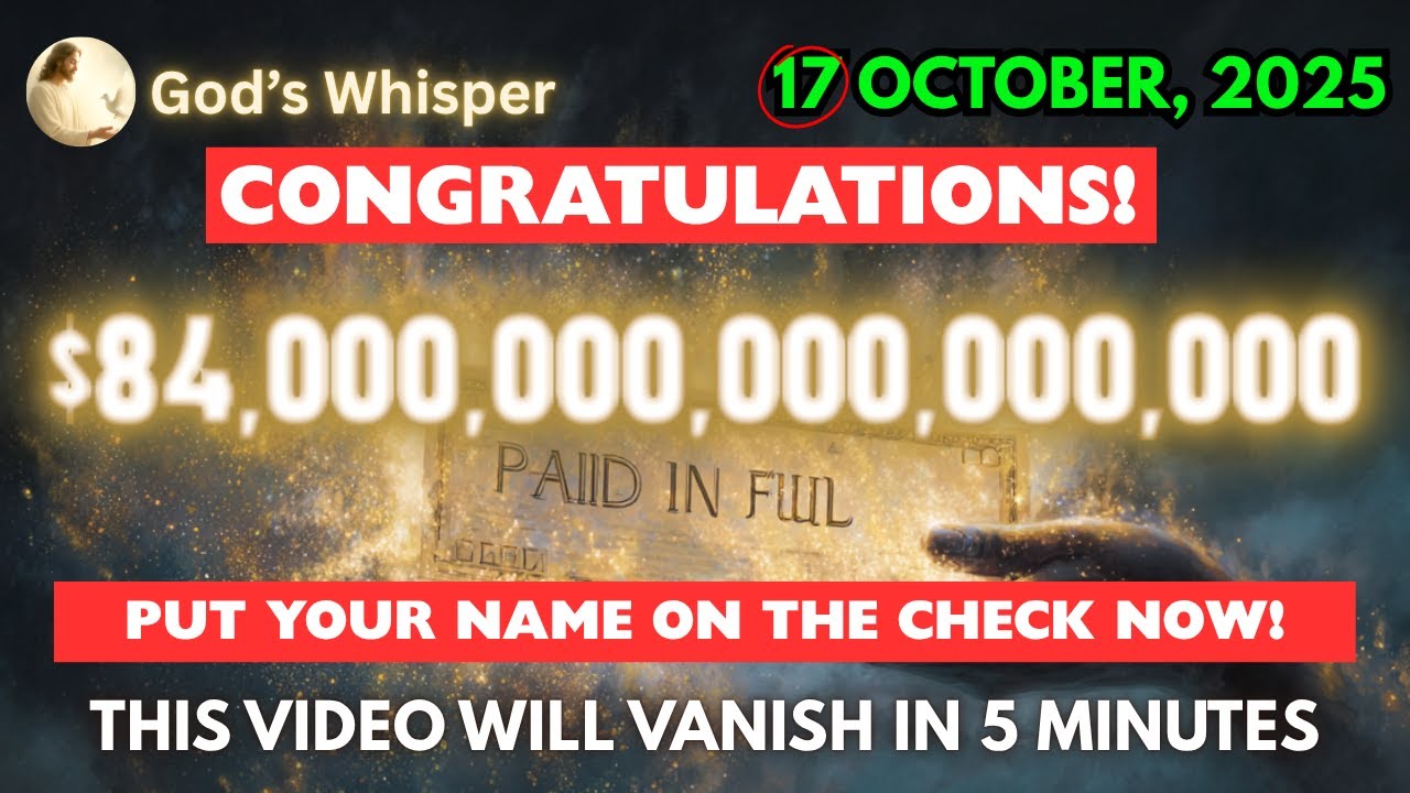 🔴 GOD SAYS: Your  TRILLION DOLLARS Inheritance Is Released TODAY! 💰🔥 #godsays #godmessage