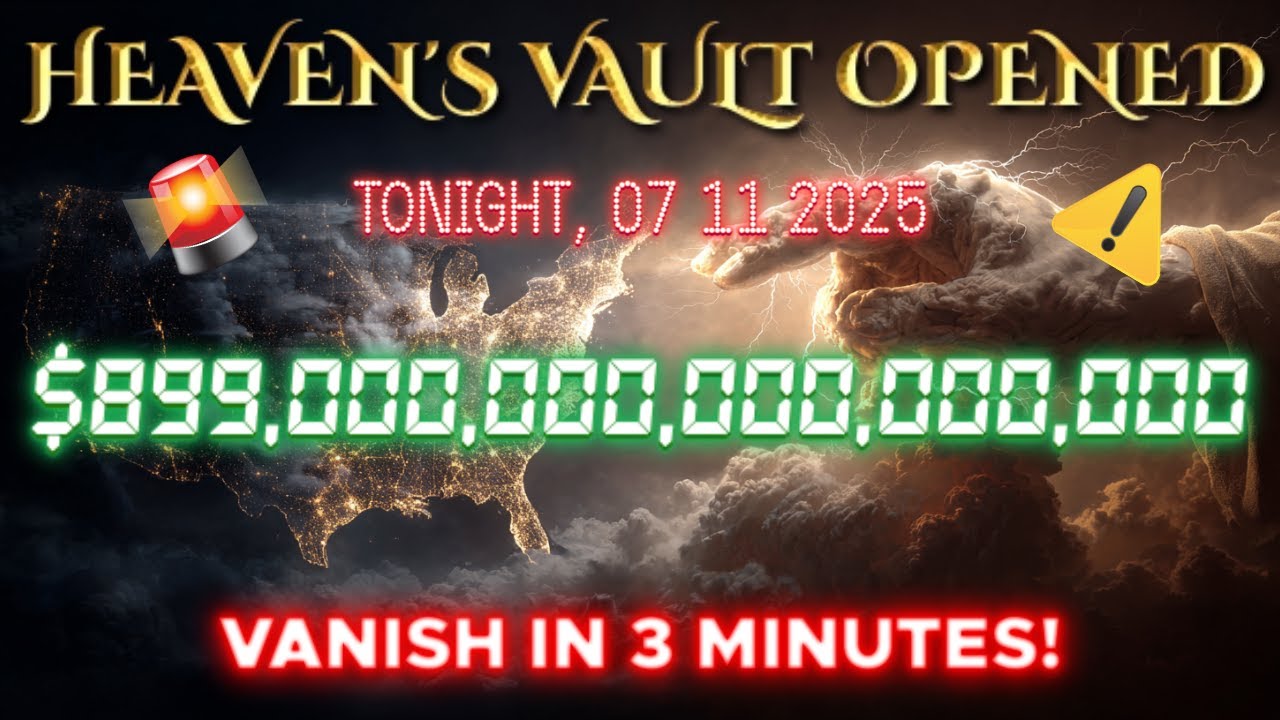 🔴 CONGRATULATIONS! TODAY 07 SEPTEMBER: THE VAULT HAS JUST OPENED FOR YOU ONLY, 9,000,000,000,000.