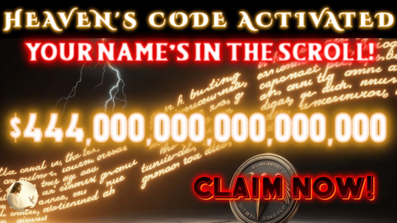 🔴 GOD SAYS: YOUR NAME IS ON THE 4,000,000,000,000 LEDGER OF LIGHT — CONFIRM IT NOW! #godsays