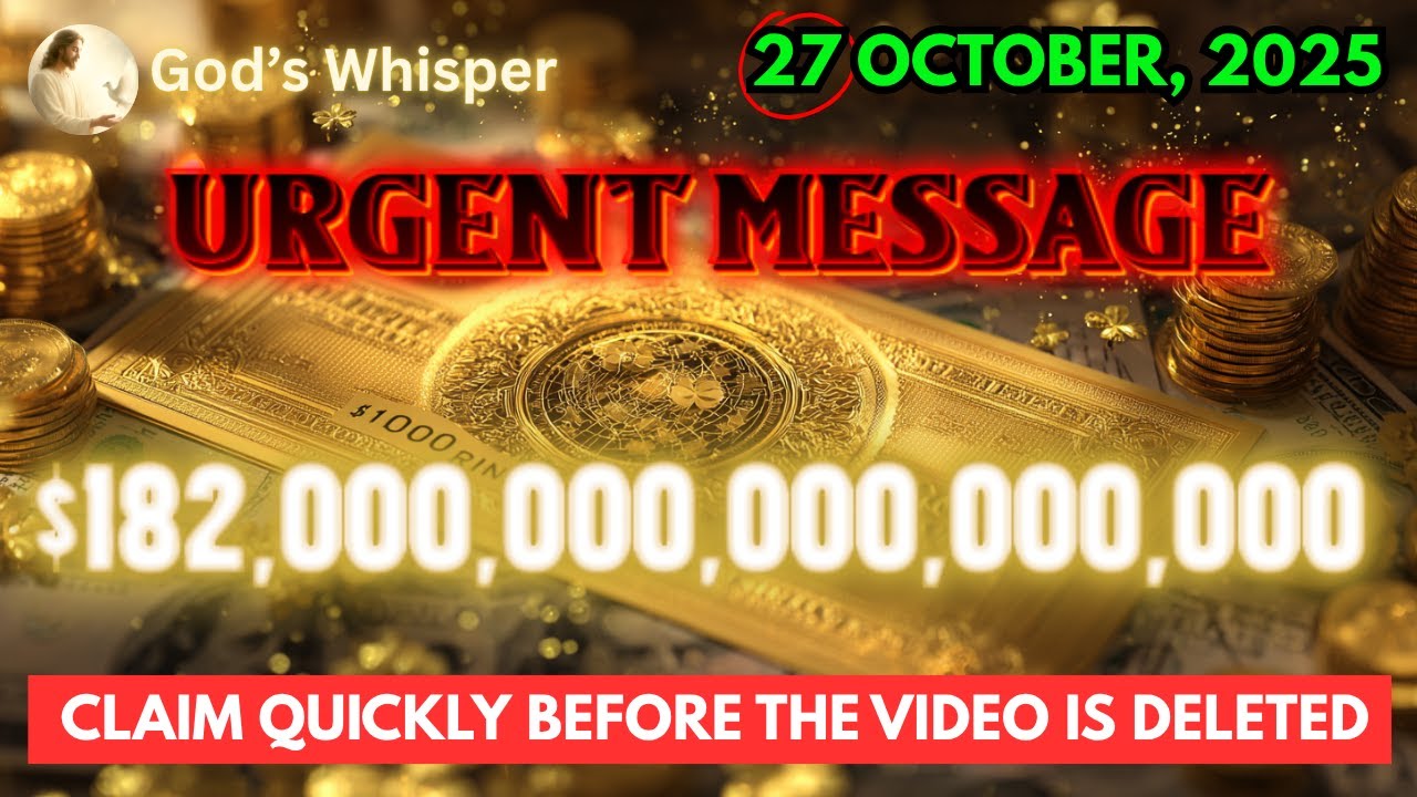 🔴 God Says: 2 TRILLION Is Being Released To You NOW! OPEN IT QUICKLY! #godmessage #godsays