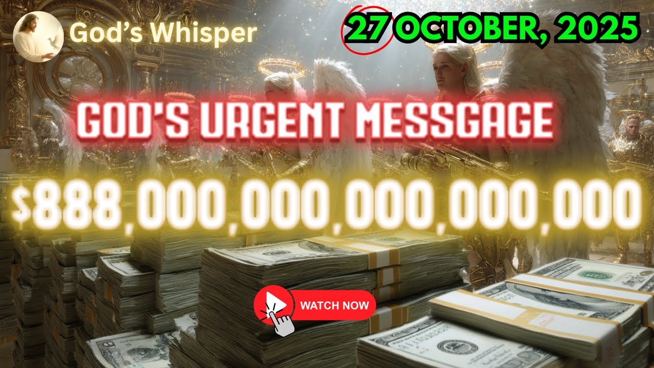 🔴 GOD SAYS, CONGRATULATIONS! TODAY 27 OCTOBER: 8,000,000,000,000 #godmessage