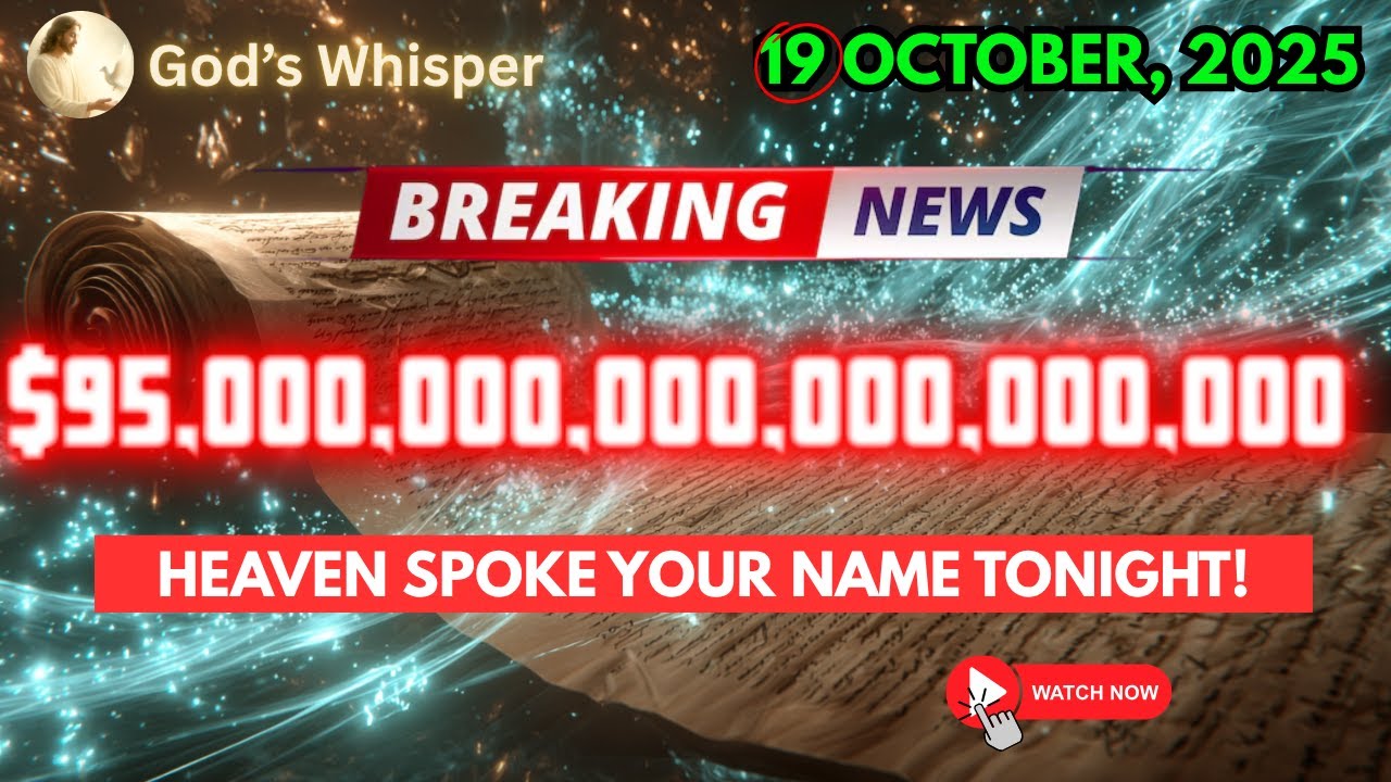 🔴 GOD SAYS: FINAL OCTOBER RELEASE —  TRILLION GRANTED TODAY! DON’T MISS THIS SIGN! #godsays